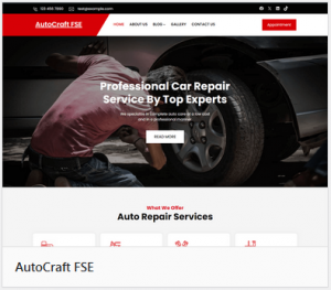 NJ Web Services - Auto Repair Shop