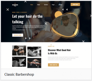 NJ Web Services - Barber Shop
