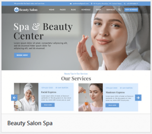 NJ Web Services - Beauty Salon