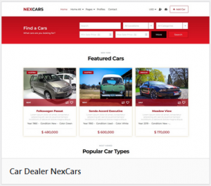 NJ Web Services - Car Dealer