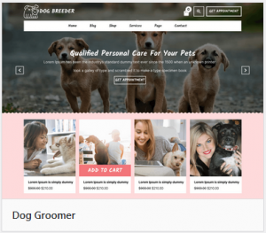 NJ Web Services - Dog Grooming