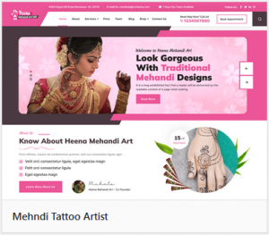 NJ Web Services - Henna Tatto Service