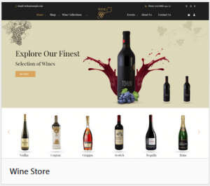 NJ Web Services - Liquor Store
